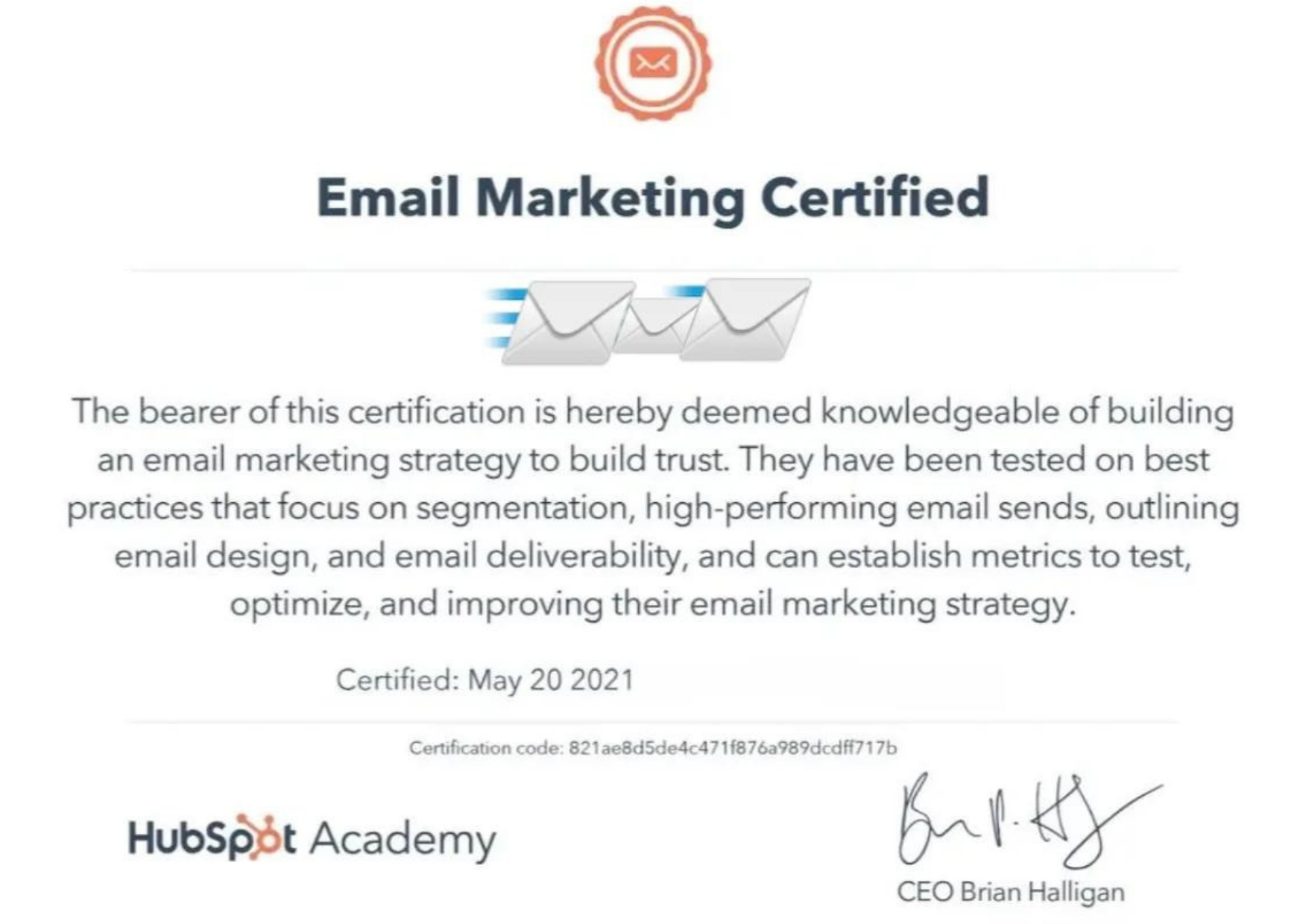 Certificate image 2